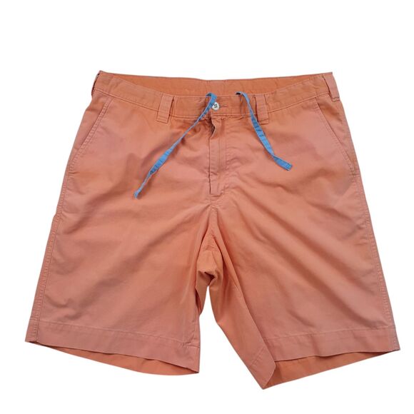 Bills Khakis Swim Trunks Shorts 36 Orange Faded Lined Drawstring - Picture 1 of 8